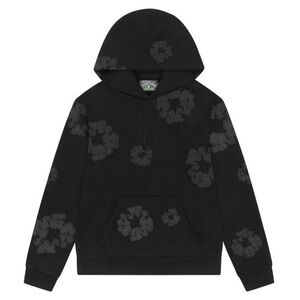 Denim Tears Mono Cotton Wreath Hoodie Black XL NWT Puff Print